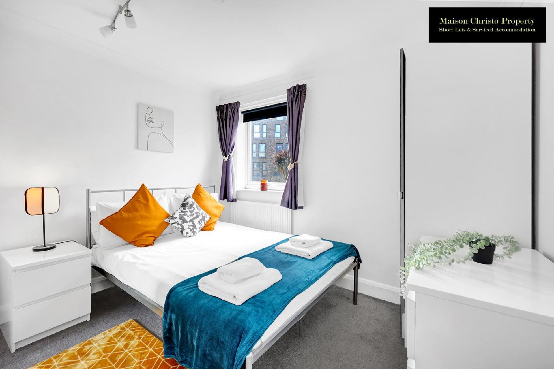 Appartamento Caraway Heights 2bedroom Sleeps 6 In Canary Wharf, Free Parking, Near Excel, O2 & Airport By Maison Christo Short Lets & Serviced