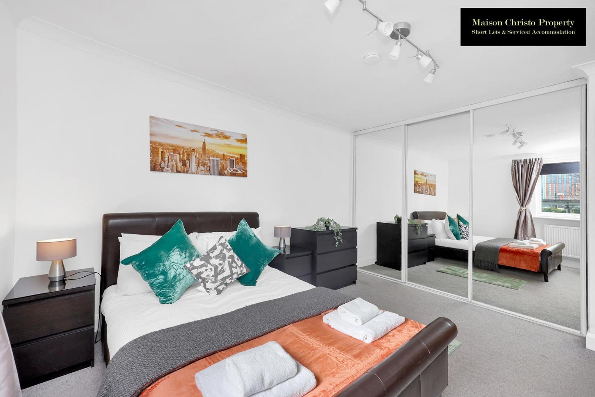 Caraway Heights 2bedroom Sleeps 6 In Canary Wharf, Free Parking, Near Excel, O2 & Airport By Maison Christo Short Lets & Serviced Appartamento Londra