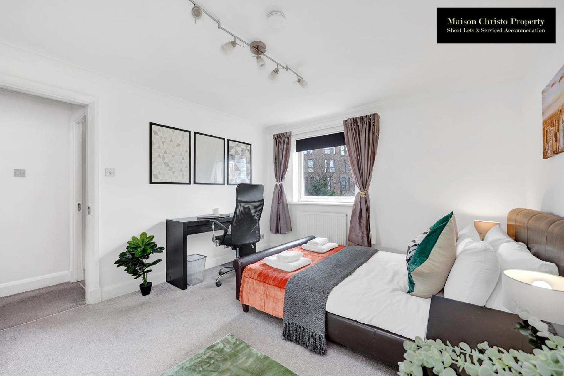 Appartamento Caraway Heights 2bedroom Sleeps 6 In Canary Wharf, Free Parking, Near Excel, O2 & Airport By Maison Christo Short Lets & Serviced *