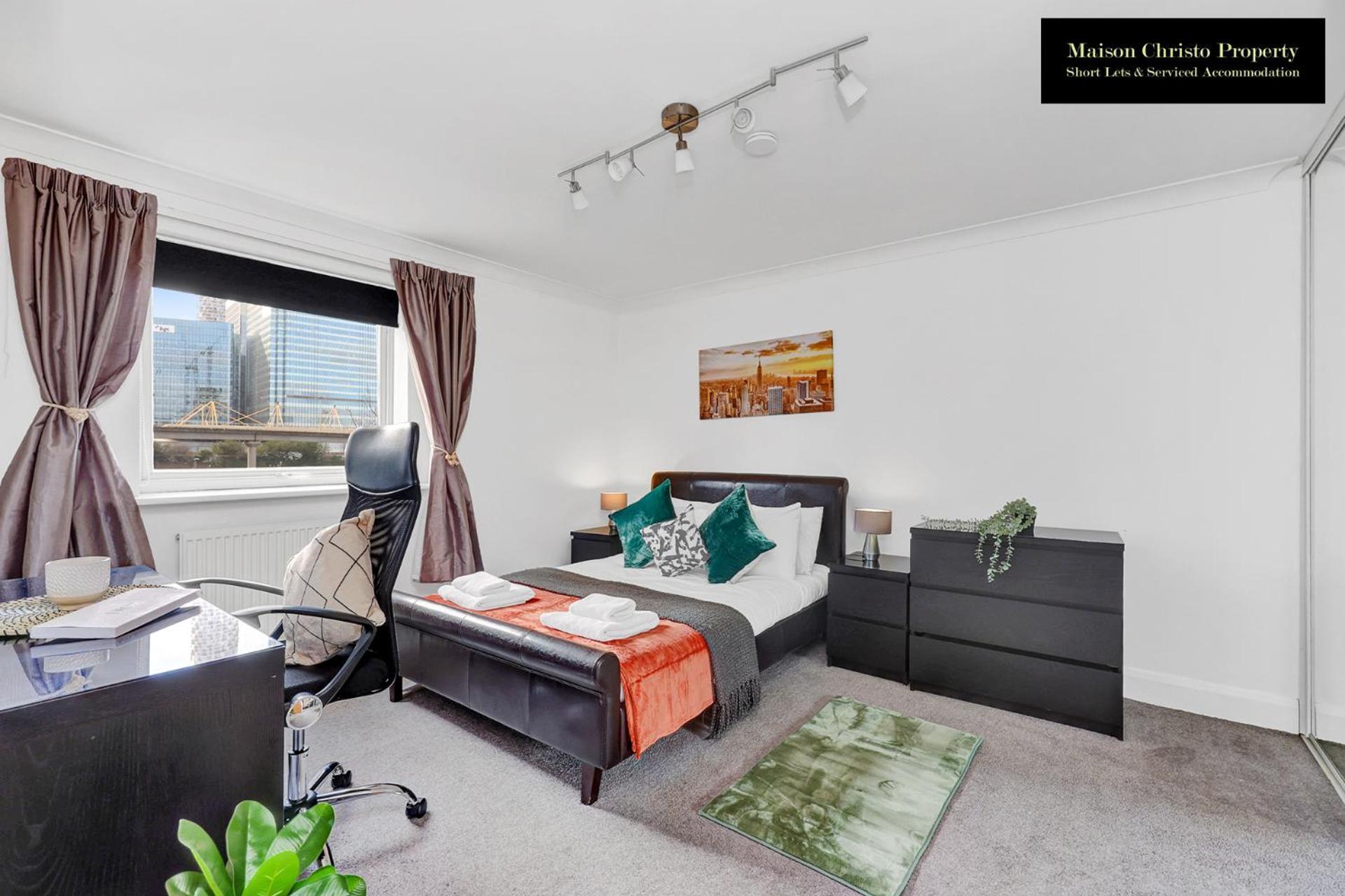 Caraway Heights 2bedroom Sleeps 6 In Canary Wharf, Free Parking, Near Excel, O2 & Airport By Maison Christo Short Lets & Serviced Appartamento *